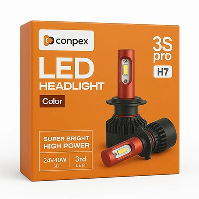 هدلایت دو رنگ conpex 3s pro پایه h4