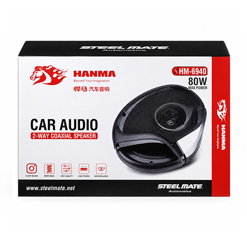 m-69 بلندگو بیضی استیل میت مدل Steel mate HM-6940