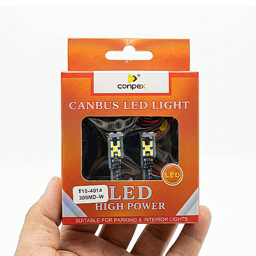 m-226 لامپ 30 SMD سفید چراغ کوچک خودرو T10 کانپکس